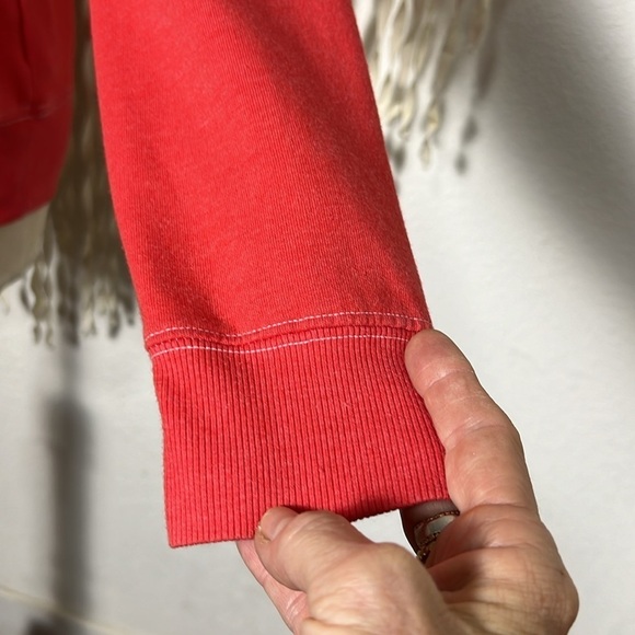 Venice 291 Coral Red Hoodie Size 02/M - Picture 6 of 10